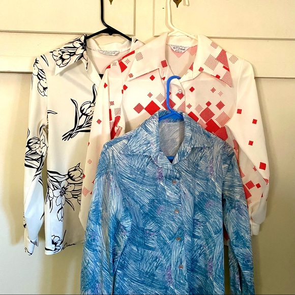 Vintage/Retro 3 Long-sleeve Shirts - Picture 1 of 13